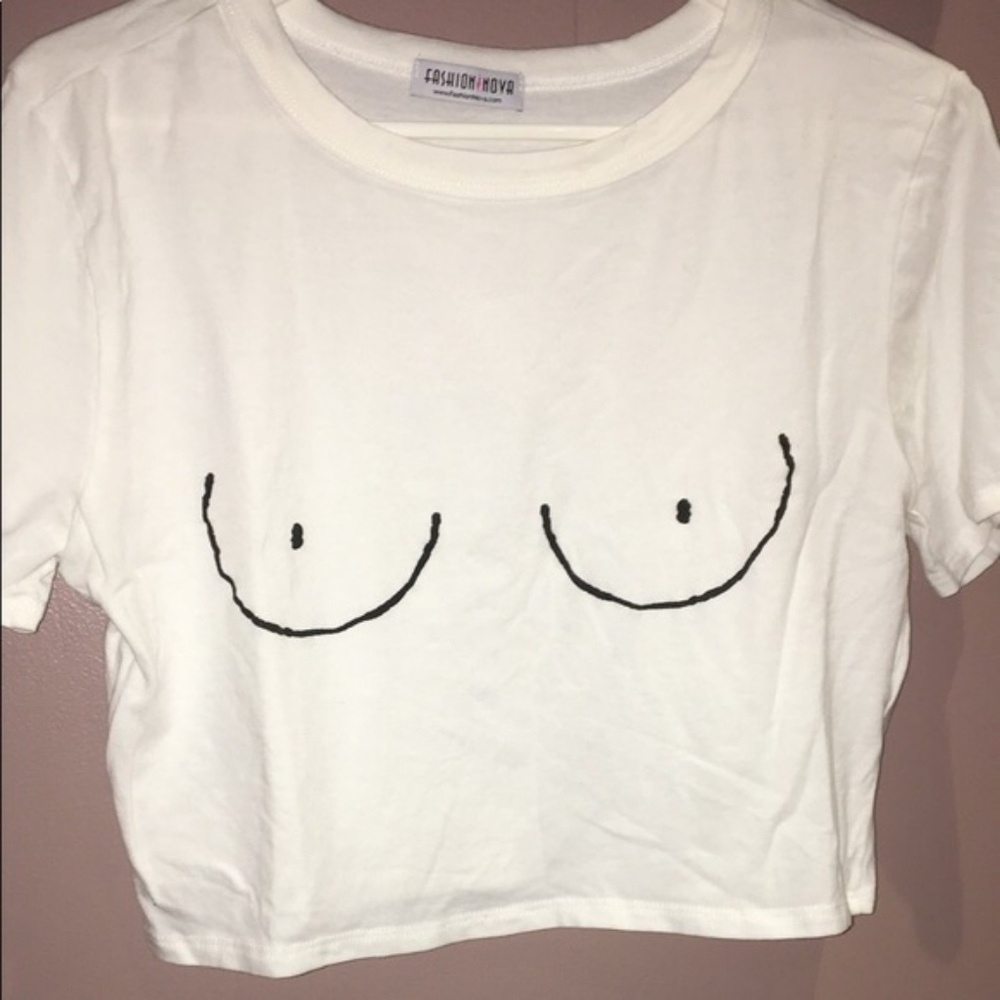 Fashion Nova Boob Crop Top